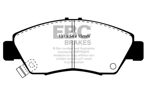 накладки EBC Brakes DP890