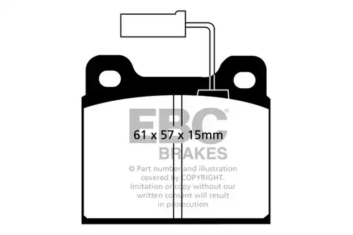 накладки EBC Brakes DP913