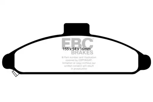 накладки EBC Brakes DP919