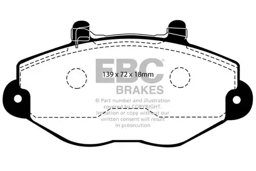 накладки EBC Brakes DP920/2