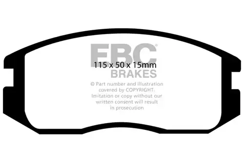 накладки EBC Brakes DP941