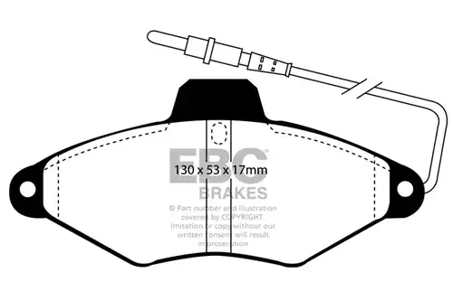 накладки EBC Brakes DP942