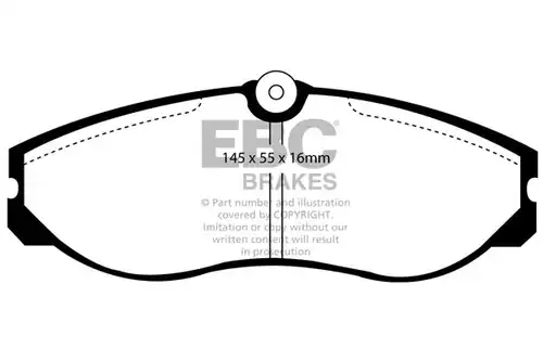 накладки EBC Brakes DP947