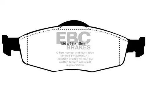 накладки EBC Brakes DP950