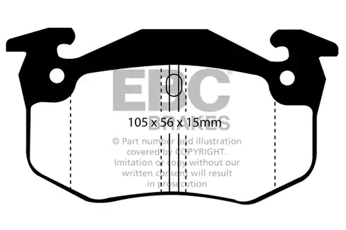 накладки EBC Brakes DP951