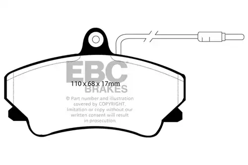 накладки EBC Brakes DP952