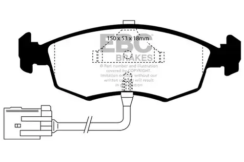 накладки EBC Brakes DP961