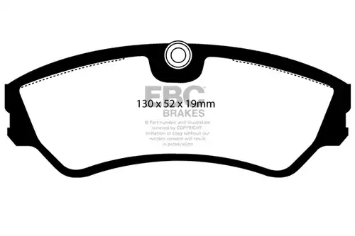 накладки EBC Brakes DP967