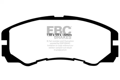 накладки EBC Brakes DP973