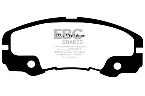 накладки EBC Brakes DP973/2