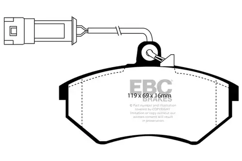 накладки EBC Brakes DP982/2