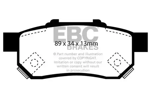 накладки EBC Brakes DP984/2