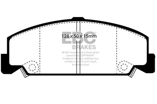 накладки EBC Brakes DP985