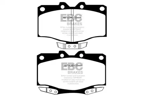 накладки EBC Brakes DP994