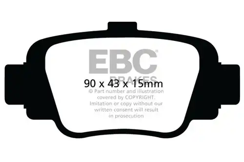 накладки EBC Brakes DP998