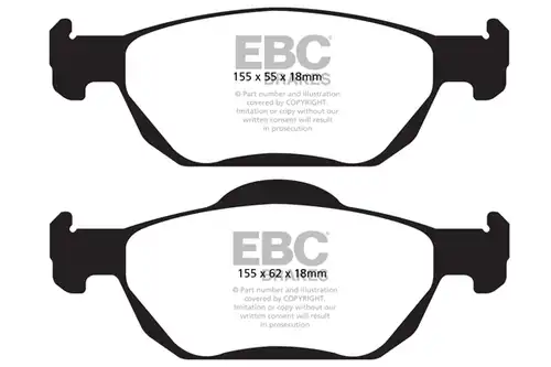 накладки EBC Brakes DPX2000