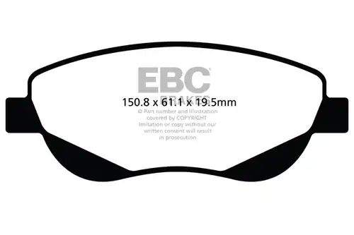 накладки EBC Brakes DPX2026