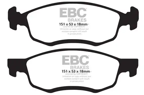 накладки EBC Brakes DPX2032