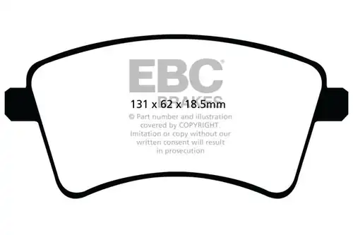 накладки EBC Brakes DPX2033