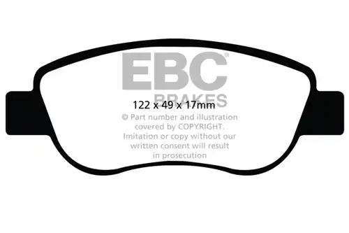 накладки EBC Brakes DPX2045