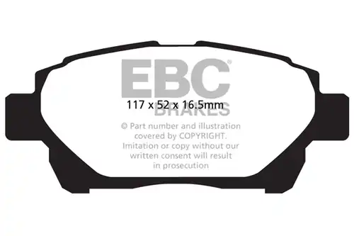 накладки EBC Brakes DPX2061