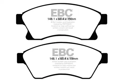 накладки EBC Brakes DPX2065