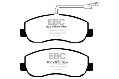 накладки EBC Brakes DPX2083