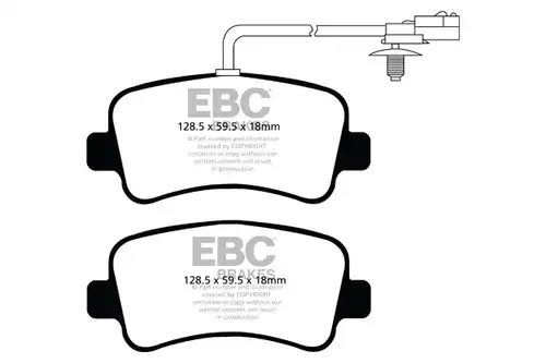 накладки EBC Brakes DPX2084