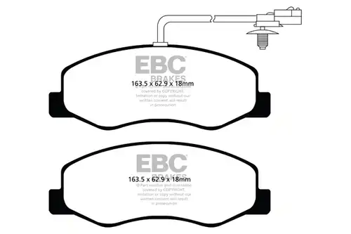 накладки EBC Brakes DPX2085