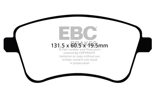 накладки EBC Brakes DPX2099
