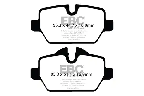 накладки EBC Brakes DPX2102