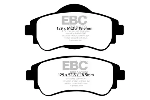 накладки EBC Brakes DPX2109