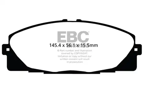 накладки EBC Brakes DPX2114