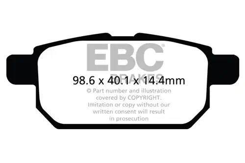 накладки EBC Brakes DPX2120