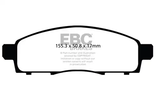 накладки EBC Brakes DPX2122
