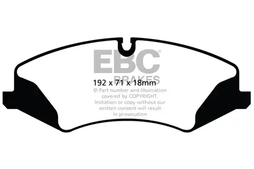 накладки EBC Brakes DPX2123