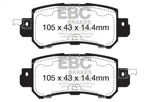 накладки EBC Brakes DPX2135