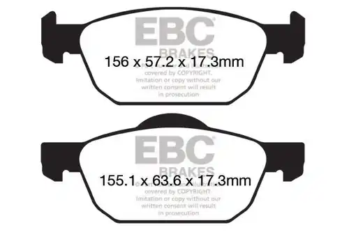 накладки EBC Brakes DPX2154
