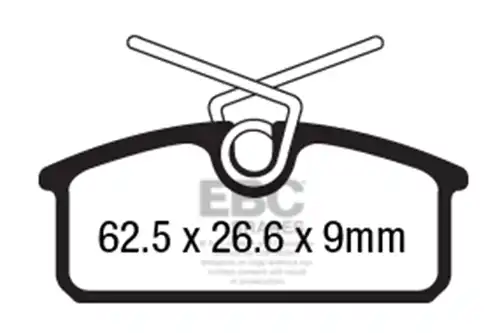 накладки EBC Brakes DPX2183