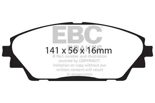 накладки EBC Brakes DPX2185
