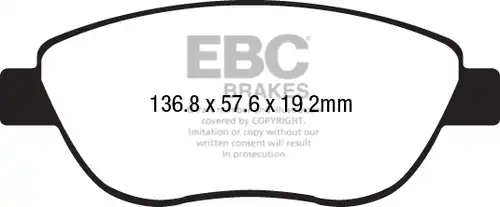 накладки EBC Brakes DPX2212
