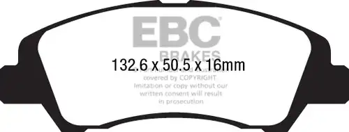 накладки EBC Brakes DPX2218