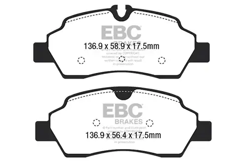 накладки EBC Brakes DPX2222