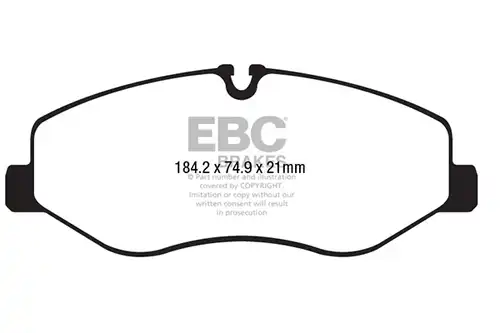 накладки EBC Brakes DPX2223