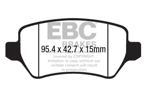 накладки EBC Brakes DPX2233