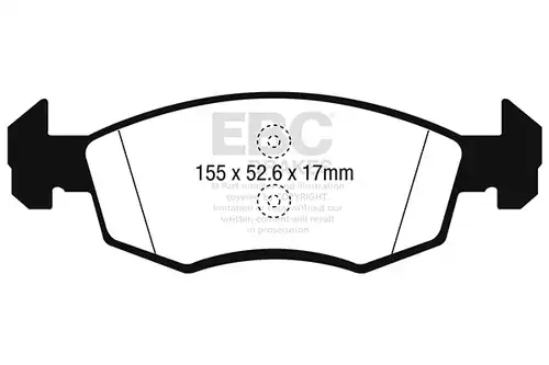 накладки EBC Brakes DPX2241