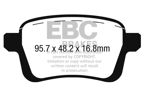 накладки EBC Brakes DPX2249