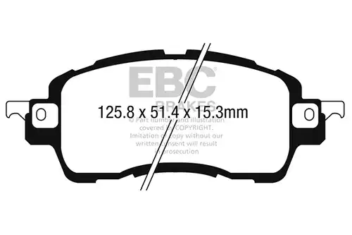 накладки EBC Brakes DPX2275