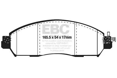 накладки EBC Brakes DPX2310