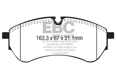 накладки EBC Brakes DPX2338